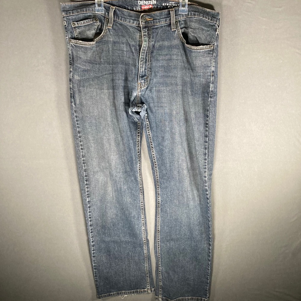 Denizen From Levis 218‎ Straight Fit Jeans Mens 40x32 Blue Denim Pants